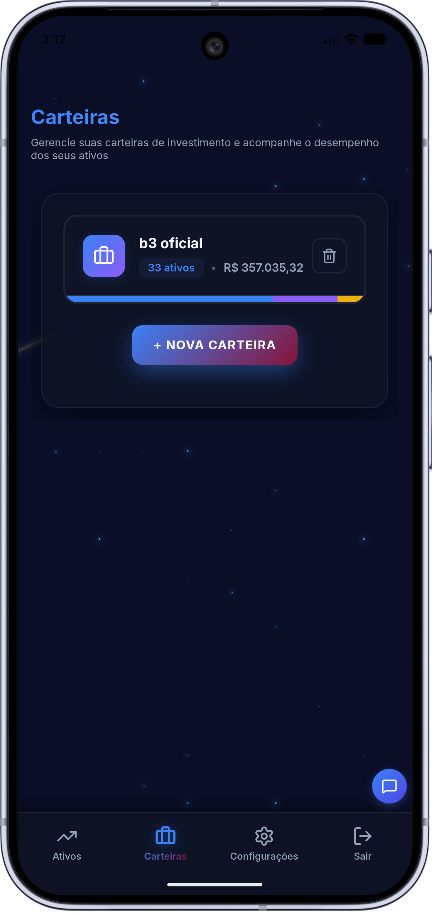 Carteira - Mobile