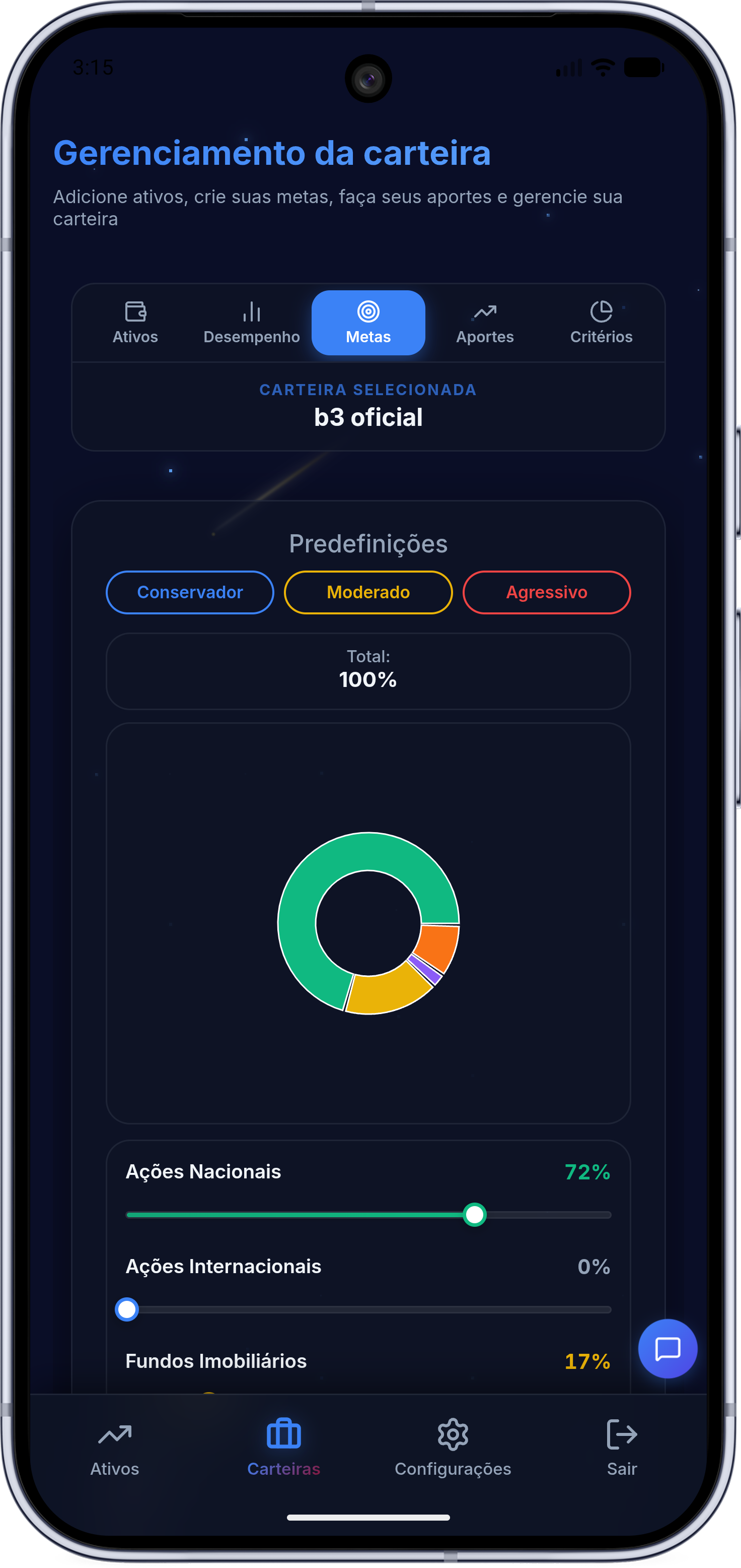 Metas - Mobile