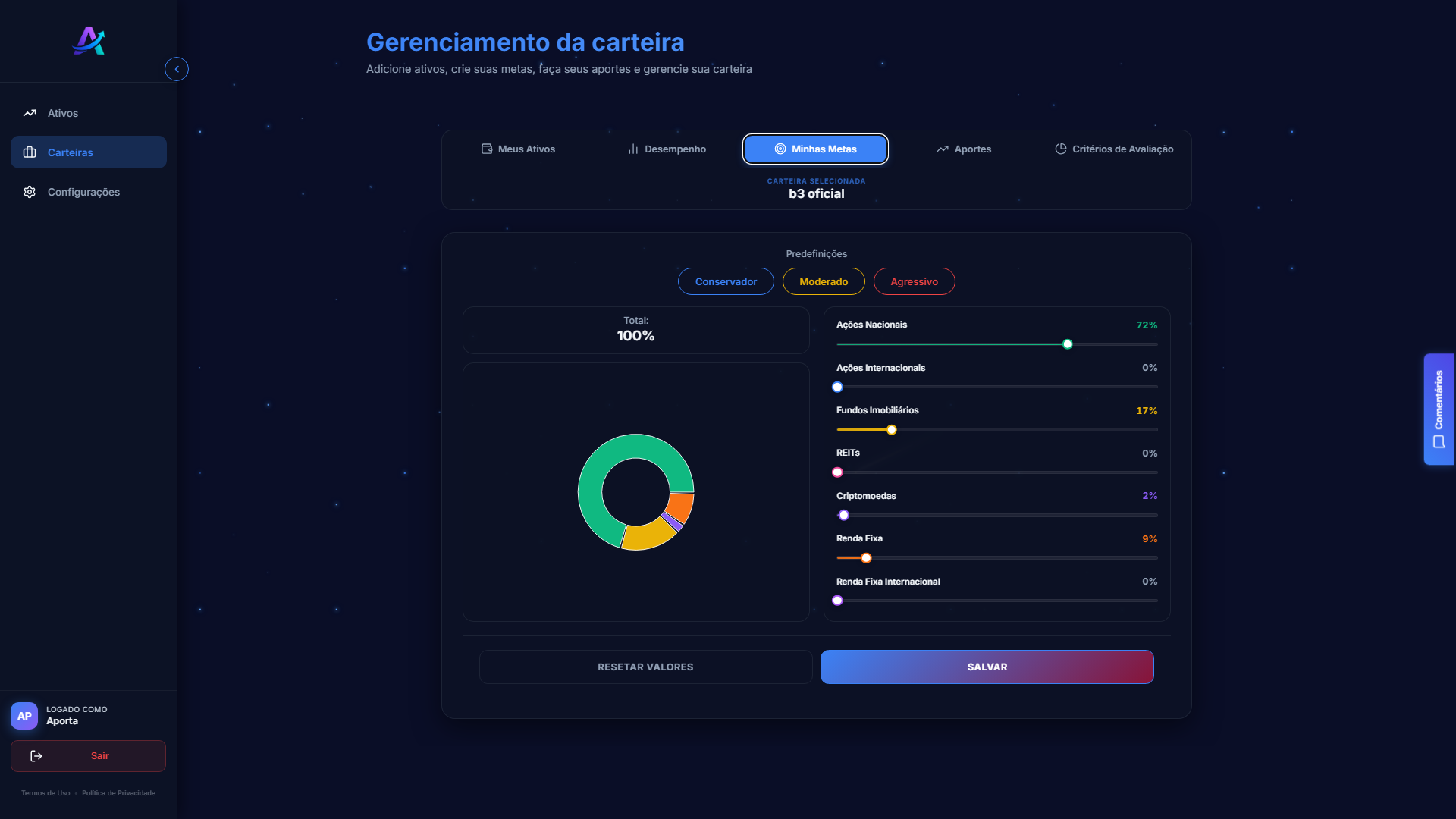 Metas - Web