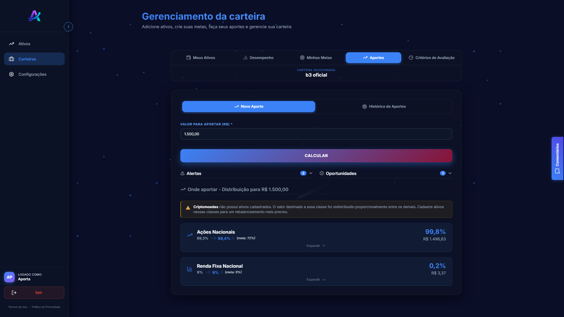 Aportes - Web
